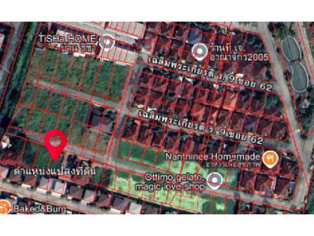 ขายที่ดินเปล่า เฉลิมพระเกียรติ ร.9 ซอย 62