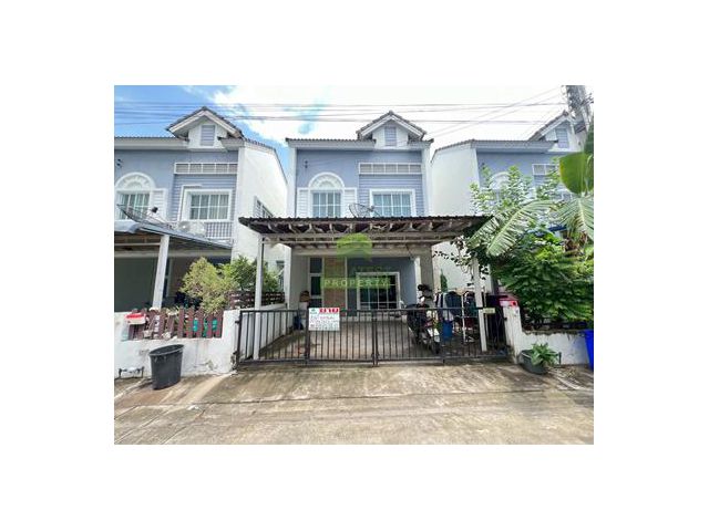 ขายทาวน์เฮ้าส์ 2 ชั้น สไตล์ยุโรป หมู่บ้านประภัสสรวิลล์ อมตะนคร หนองตำลึง เนื้อที่ 28.70 ตร.ว สวย พร้อมอยู่อาศัย