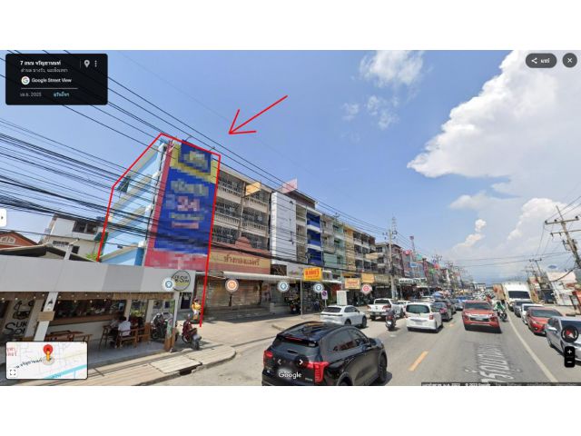 ขายถูกมาก!! อาคารพาณิชย์ 4.5 ชั้น ติดถนน หน้าตลาดบูรพา บางวัว บางปะกง ฉะเชิงเทรา ใกล้ทางด่วนและมอเตอร์เวย์