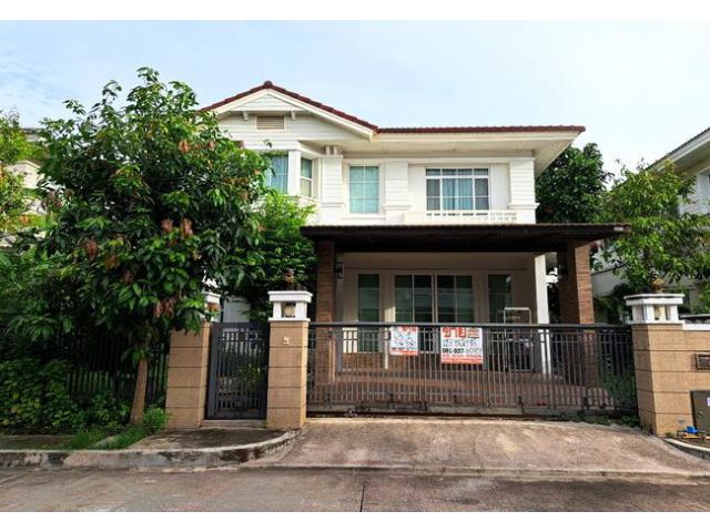 ขายบ้านเดี่ยว หมู่บ้านนันทวัน พระราม 9-อ่อนนุช เนื้อที่ 63 ตร.ว. 2 ชั้น 3 นอน 3 น้ำ