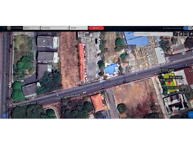 ขายที่ดินหน้า มอ. (กาญจนวนิชซอย17)45ตรว.