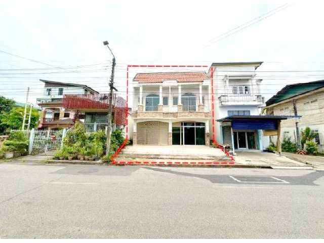 ตลาดวัดธาตุ  รร.เซ็นต์ปอลหนองคาย 1.7กม.ให้เช่าอาคารพาณิชย์ 2 ชั้น