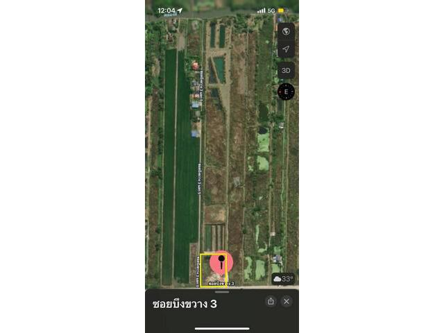 ขายที่ดิน ซอยบึงขวาง 3 แสนแสบ เขตมีนบุรี กรุงเทพฯ