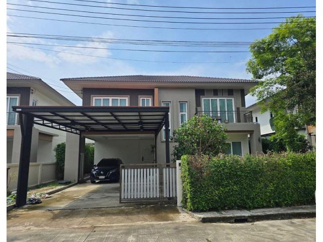 ขายบ้านเดี่ยวพร้อมอยู่ ซื่อตรง ดิ ออกซี่ รังสิต เฟส5 ถ.รังสิต-นครนายก คลอง6 ธัญบุรี จ.ปทุมธานี.