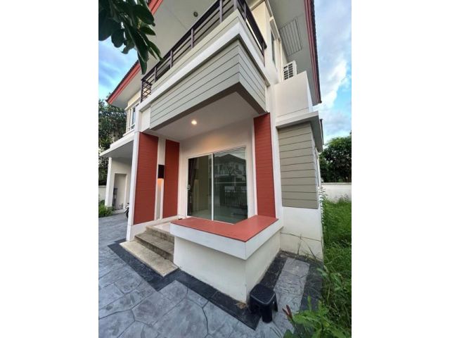 ให้เช่าบ้านเดี่ยว สราญสิริ รามอินทรา 2 Saransiri Ramintra 2 บ้านมีเฟอร์นิเจอร์พร้อมอยู่ ใกล้ห้างแฟชั่นไอส์แลนด์