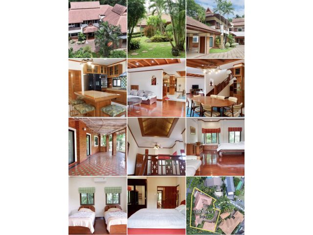 ขายบ้านสวยติดแม่น้ำ วิวภูเขา ทรงไทยประยุกต์ 5 ห้องนอน 6 ห้องน้ำ อ.เมือง เชียงใหม่