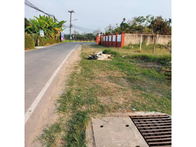 ขายที่ดินตำบลสันทรายสันพระเนตรติดถนนพร้อมโอน