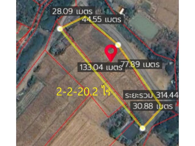 L599-ขายที่ดินเปล่า 2-2-20.2 (ต.แม่คำมี อ.เมืองแพร่ จ.แพร่)