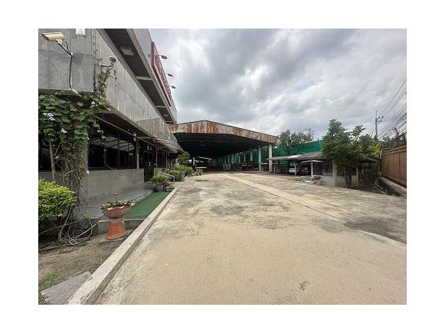 ขายด่วน! ที่ดินถมแล้ว + โกดัง + อาคารสำนักงาน ติดถนนใหญ่ 345