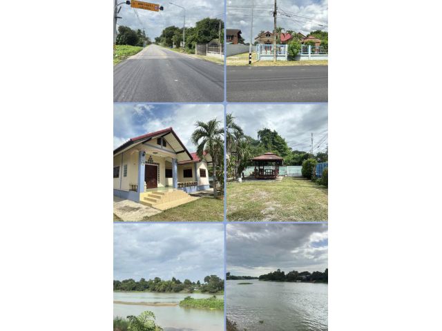 ที่ดินติดแม่น้ำแม่กลอง