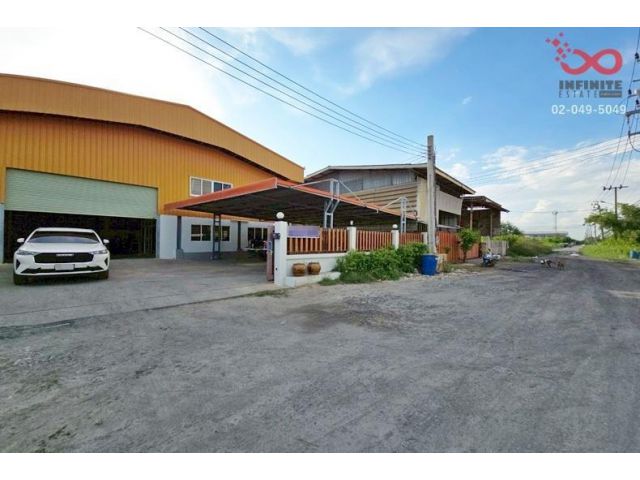ขายโกดัง 395ตรม.พร้อมที่ดิน 206ตรว.แพรกษา สมุทรปราการ ใกล้นิคมบางปู