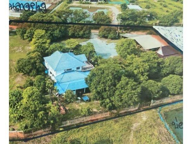 ขายที่ดิน 5 ไร่ 1 งาน 75 ตร.ว. พร้อมบ้าน 2 หลัง – ต.ห้วยขวาง อ.กำแพงแสน