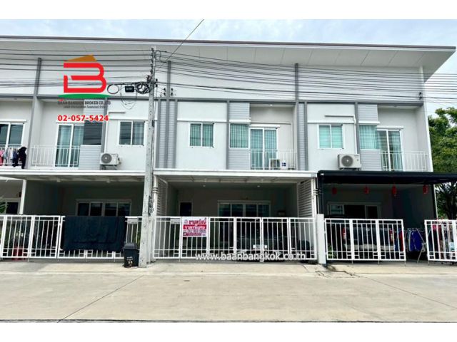 ทาวน์โฮม หมู่บ้าน เดอะ มิราเคิล กาญจนาภิเษก-เอกชัย เนื้อที่ 22.1 ตรว.ตำบลบางน้ำจืด อำเภอเมือง จังหวัดสมุทรสาคร