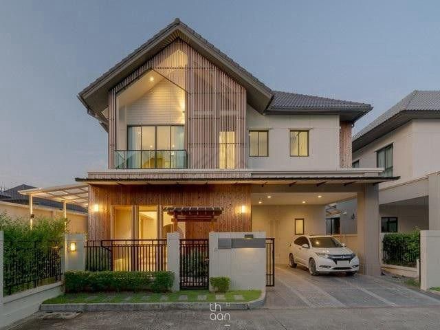 ขาย บ้านเดี่ยว โครงการ บางกอก บูเลอวาร์ด บางนา-ศรีนครินทร์  แต่งสวยสไตล์ญี่ปุ่น พร้อมเข้าอยู่ แปลงมุม หันหน้าทิศใต้