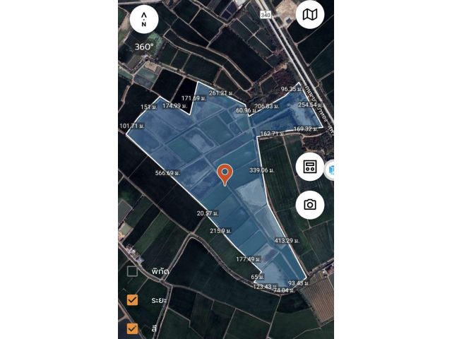 ที่ดินติดถนนบางบัวทอง​- สุพรรณบุรี​(340) เนื้อที่​ 270ไร่49ตรว.​ไร่ละ​ 1​ล้าน​ ต.สาลี​ อ.​บางปลาม้า​ จ.สุพรรณบุรี​
