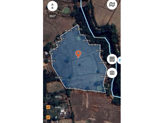 ด่วนถูกมากที่ดินปราสาทสุรินทร์ เนื้อที่ 9-3-3ไร่ เหมา 1.6ล้าน ต.ปราสาททนง อ.ปราสาท จ.สุรินทร์  ที่ดินเป็นที่ท้องนา