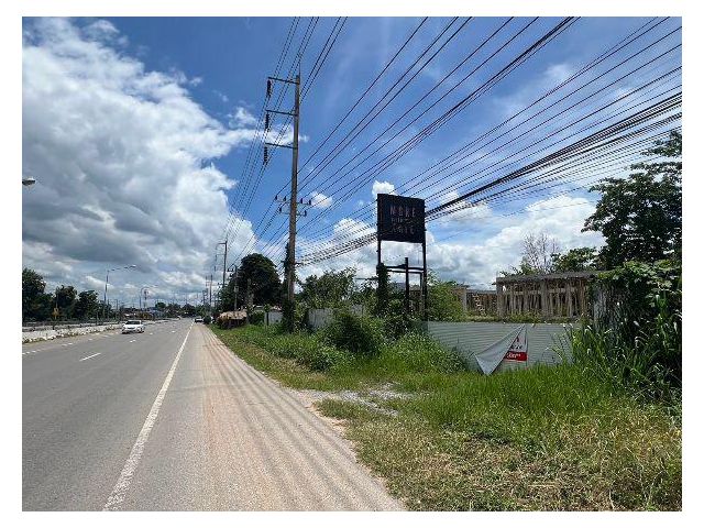 ขายที่ดินติดถนนเลียบคลองชลประทาน ต.สุเทพ