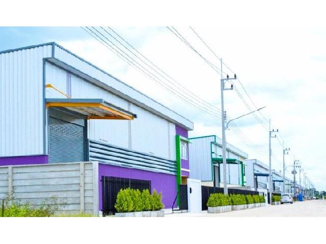 พื้นที่สีม่วงเข้ม ใบรง.4  ลำลูกกาคลอง9 เช่าโรงงาน 2 ชั้น 1,348 ตร