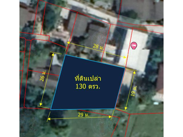 L115-ขายที่ดินเปล่าพร้อมสร้างบ้าน 130 ตรว. (ต.สันผักหวาน อ.หางดง จ.เชียงใหม่ )