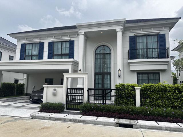บ้านเดี่ยว แสนสิริ บางนา กม.10 ใหม่ ไม่เคยเข้าอยู่ ใกล้ Clubhouse เศรษฐสิริ Setthasiri Bangna KM.10