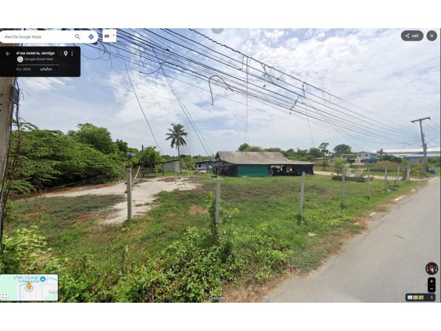 ขายที่ดินเปล่า(บ้านรื้อแล้ว) เนื้อที่1ไร่1งาน09ตรว. หลังติดคลอง ติดถนนอยู่ ต.ถนนขาด