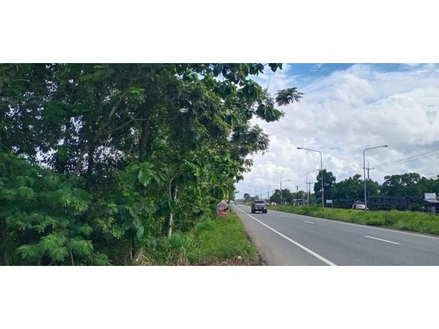 เสนอขายที่ดินเปล่า ติดถนนสี่เลนเส้น 317 จันทบุรี - สระแก้ว  เนื้อที่ 2 ไร่ ใกล้ด่านศุลกากรจันทบุรี อำเภอมะขาม จังหวัดจัน