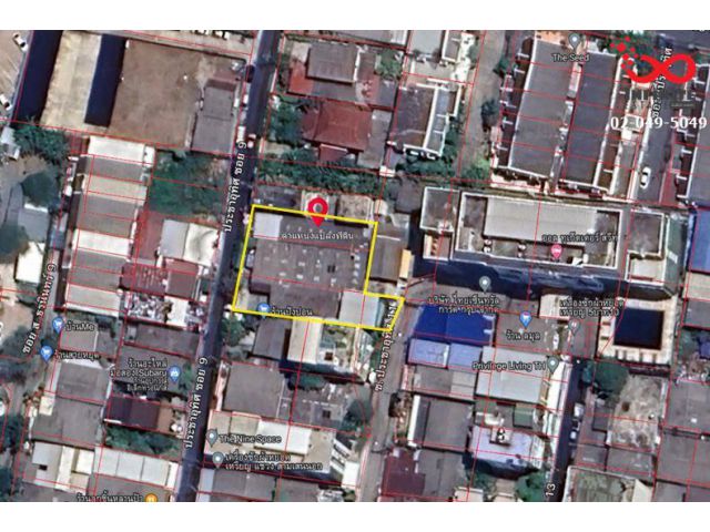 ขายที่ดิน 184 ตรว.พร้อมโกดัง-สำนักงาน ประชาอุทิศ-เหม่งจ๋าย ใจกลางกรุงเทพฯ