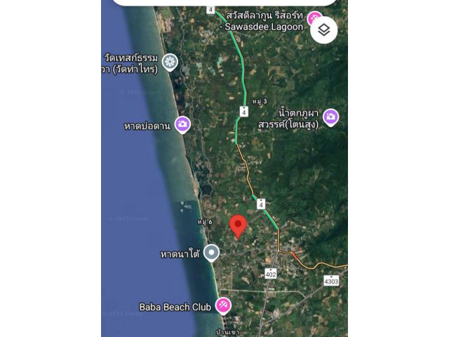 ขายที่ดินพร้อมสวนปาล์ม ใกล้หาด นาใต้ อ.ตะกั่วทุ่ง จ.พังงา