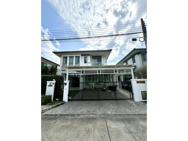 ให้เช่าบ้านเดี่ยว 2 ชั้น 56 ตรว. 4นอน มัณฑนา เลค วัชรพล ฝั่งทะเลส