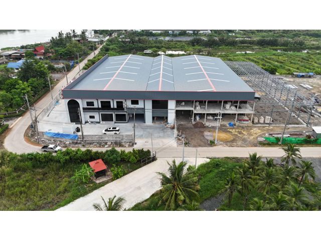ให้เช่าโรงงานมือหนึ่ง 3 ไร่ 2800 ตรม. ขอใบรง.4 ได้ สมุทรสาคร ใกล้วัดพันธุวงษ์ ซ.สีวาพาสวัสดิ์-พันธุวงษ์