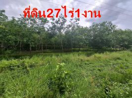 ขายที่ดินราคาถูกเนื้อที่ 27 ไร่ 1 งานใกล้ตลาดบ้านคา 7-11 ซีเจ ตัวอำเภอบ้านคา รสต.บ้านคา600 เมตร