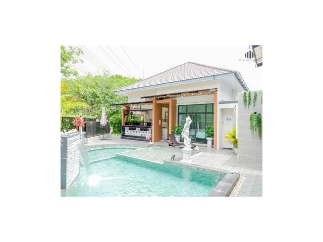 ขายบ้านสวยสไตล์รีสอร์ตกลางเมืองแกลง หลังเดียวใน MVP Riverside
