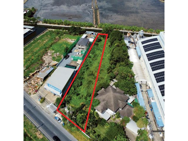 ขายที่ดินติดถนนพุทธมณฑลสาย5 ทำเลทอง หน้าติดถนนหลัก หลังติดคลอง 10ล้าน ️ถูกมาก️