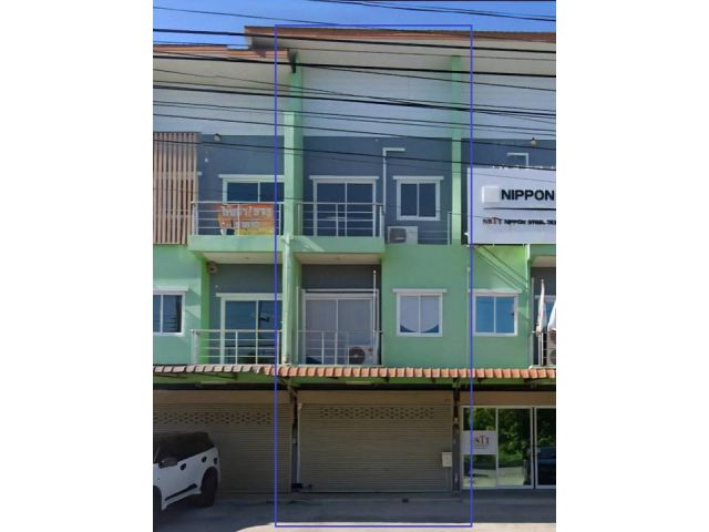 ขายถูก อาคารพาณิชย์ 3 ชั้น ติดถนน เนื้อที่ 20 ตร.ว.ใจกลางแหล่งธุร