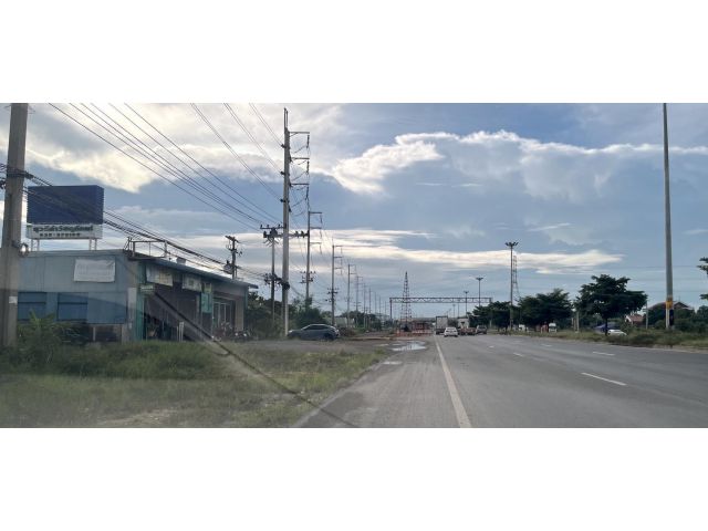 ขายที่ดิน 8 ไร่ ติดถนนโรจนะ วังน้อย ใกล้ทางด่วน 500 เมตร 098 7755 808