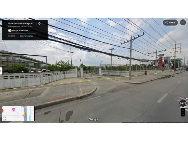 ขายที่ดินผังม่วง ติดถนนพหลโยธิน นวนคร พื้นที่ 110-3-35 ไร่ ต.คลองหนึ่ง อ.คลองหลวง จ.ปทุมธานี