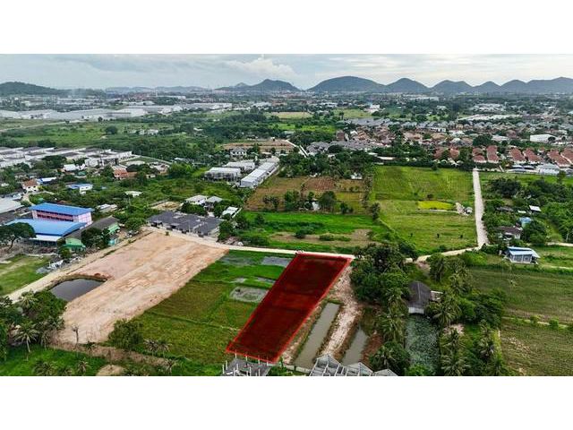 ขายที่ดินจัดสรร 2ไร่ หนองขาม ศรีราชา ติดหมู่บ้าน ใกล้นิคมอุตสาหกร