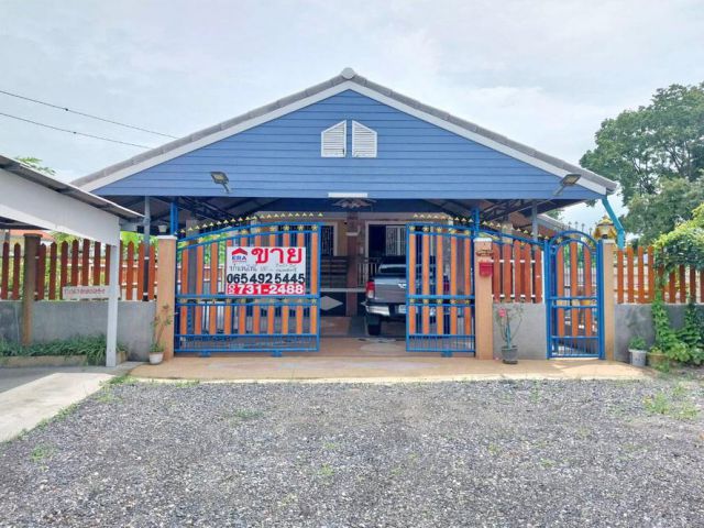 ขาย บ้านเดี่ยว 1 ชั้น 100 ตรว. ติดถนนวัดเนินสะอาด ต.เขาเพิ่ม อ.บ้านนา จ.นครนายก บ้านสวนหลังเกษียณ บ้านสวยพร้อมอยู่ สร้าง