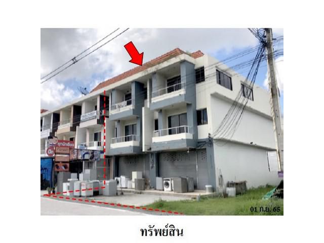 ขายอาคารพาณิชย์ 3 ชั้น 2 คูหา โครงการ ไออุ่นเพลส ห้วยกะปิ ชลบุรี