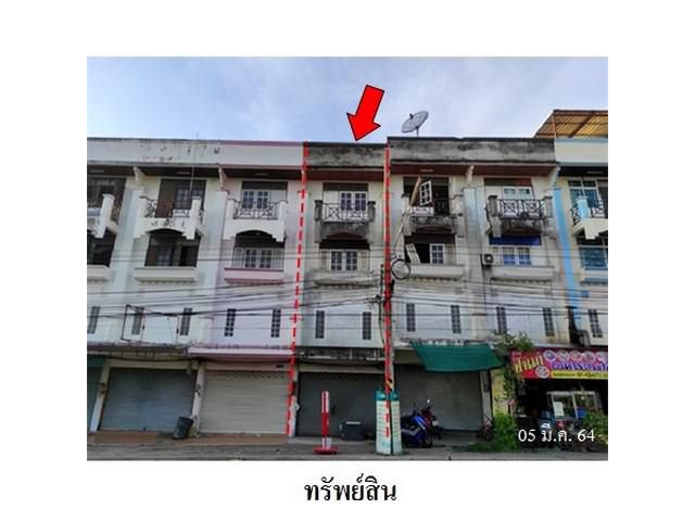 ขายอาคารพาณิชย์ 3 ชั้น ถ.แหลมทอง ต.ทุ่งศุขลา อ.ศรีราชา จังหวัดชลบ