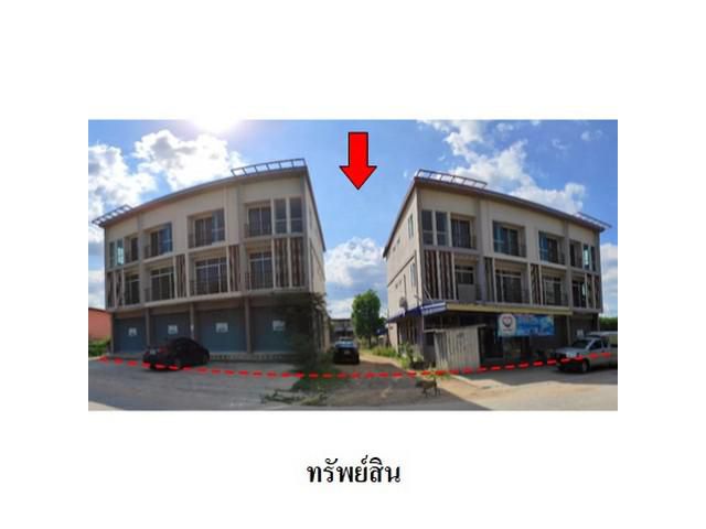 ขายอาคารพาณิชย์ 3 ชั้น 8 คูหา ถ.บ้านสุรศักดิ์ เขาคันทรง ศรีราชา ช