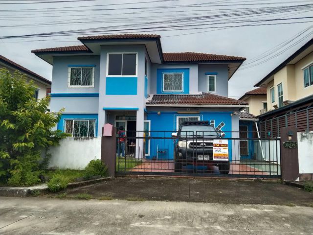 ขาย บ้านเดี่ยว2ชั้นหมู่บ้าน เค.ซี.สุวินทวงศ์ 2บ้านตำแหน่งดีอยู่ต้นโครงการติดถนนเมน