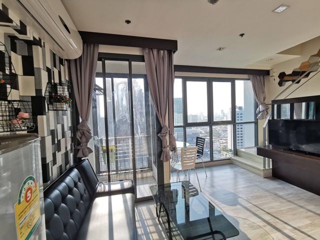 เจ้าของขายเอง - ให้เช่า CONDO DUPLEX @ IDEO MOBI RAMA9 ติดรถไฟฟ้าMRTพระราม9 Airport Link มักกะสัน Tourist-Night Market-Business Center, RCA ห้วยขวาง