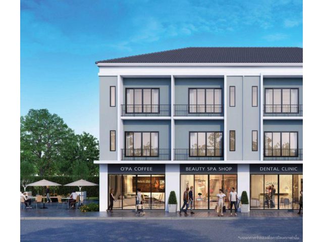 ให้เช่าอาคารพาณิชย์ 3 ชั้น โครงการ The Connect Biztown @ Rangsit Avenue ติดถนนรังสิต–นครนายก