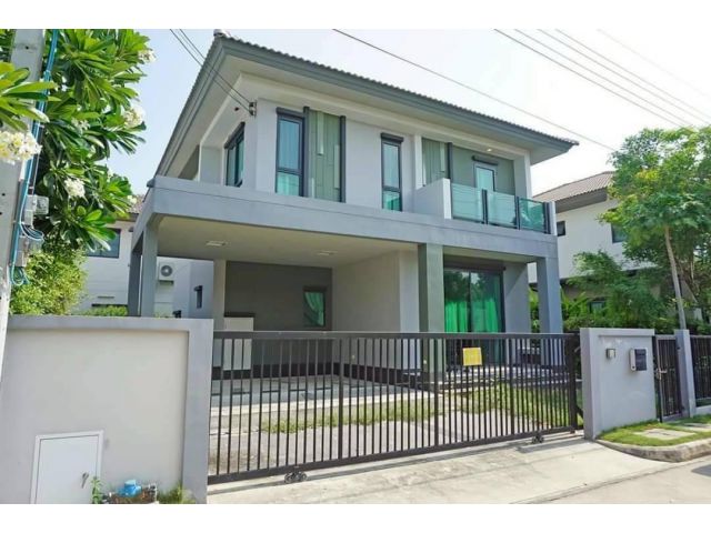 ขาย/ให้เช่าบ้านเดี่ยว หมู่บ้านบุราสิริ วงแหวน - อ่อนนุช บ้านสวย ใกล้สนามบินสุวรรณภูมิ (N.1808)