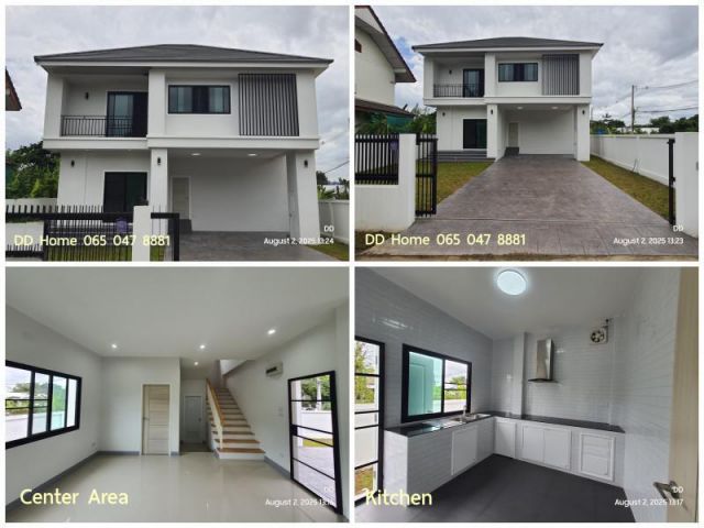 DD-0316 ลดราคาพิเศษ ขายบ้านสร้างใหม่ 4 ห้องนอน 3 ห้องน้ำ สันทรายหลวง ใกล้ที่ว่าการอำเภอสันทราย เชียงใหม่