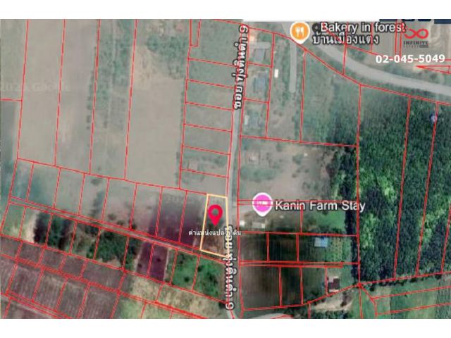 ขายที่ดินแปลงมุม 1 ไร่ 160ตร.วา  บ้านโข้ง อู่ทอง สุพรรณบุรี