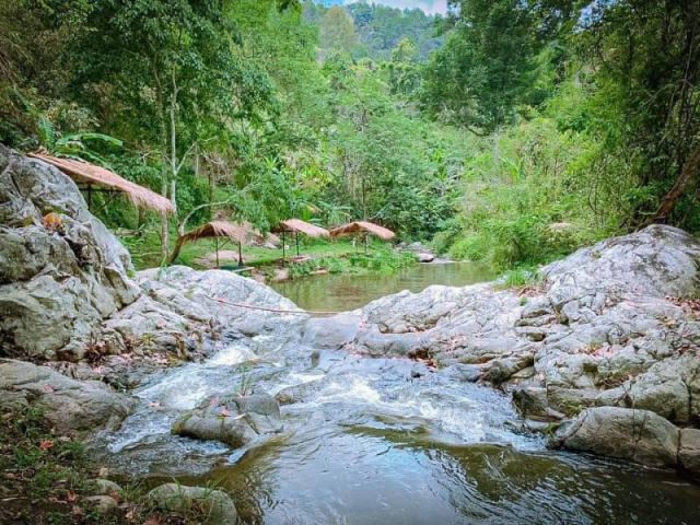 ขายที่ดินหน้าติดถนนหลังติดลำธารน้ำแม่ออนเอกสาร คทช