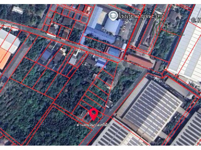 ที่ดินเปล่า 40 ตรว. ใกล้วัดสวนส้ม บางด้วง สมุทรปราการ