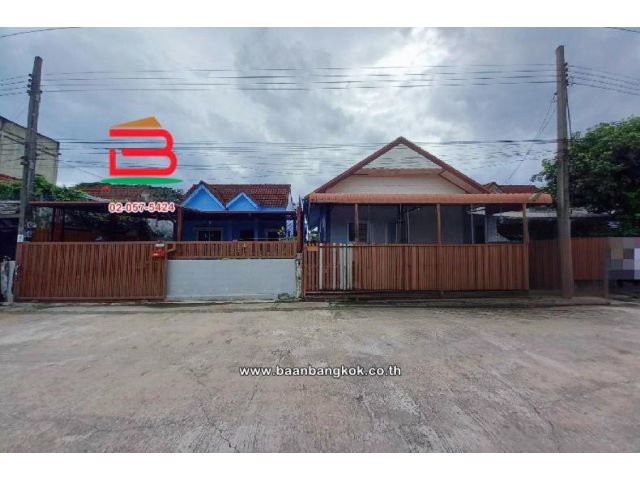 บ้านเดี่ยว หมู่บ้าน นันทวัน 1 เนื้อที่ 33.7 ตารางวา ซอยเลียบวารี 33 ถนนเลียบวารี แขวงหนองจอก เขตหนองจอก กรุงเทพมหานคร